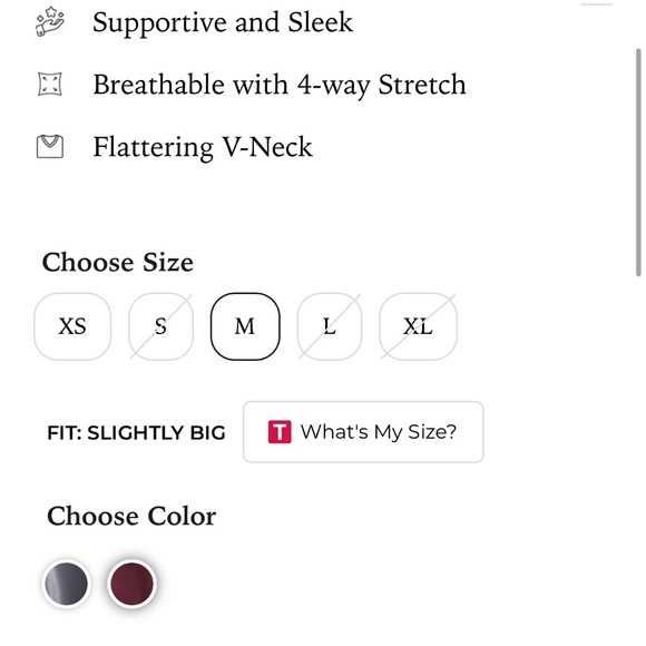 Noli Yoga Liquid Edge Bra Dark Cherry NWT - Picture 5 of 5